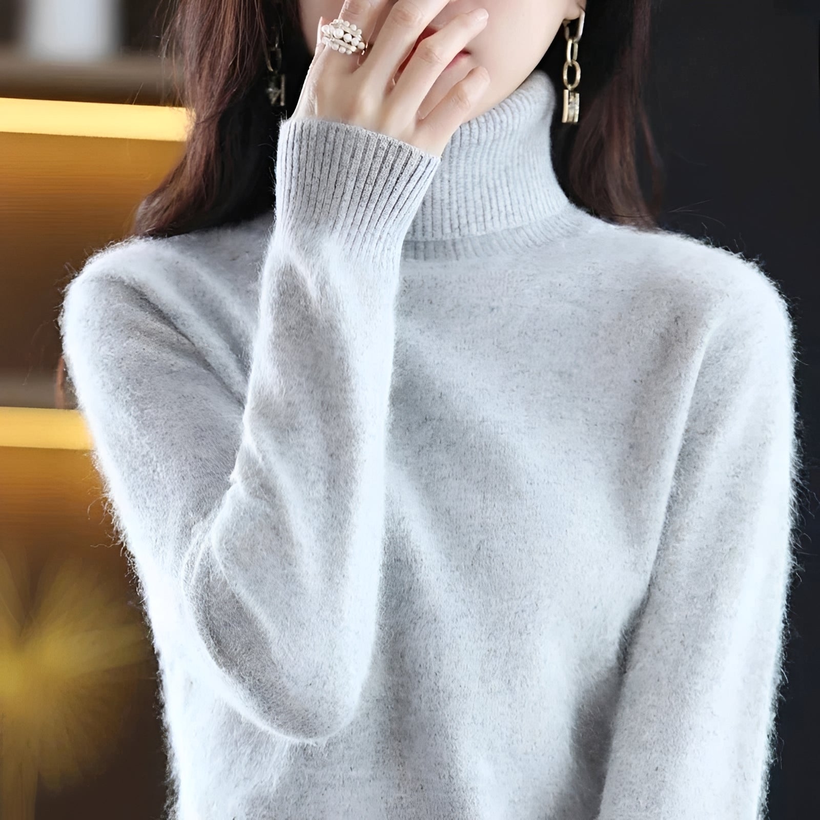 Letizia - Schicker Rollkragenpullover
