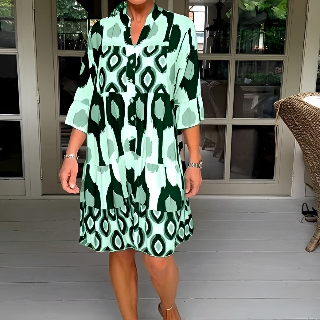 Katie - Stilvolles, legeres Kleid