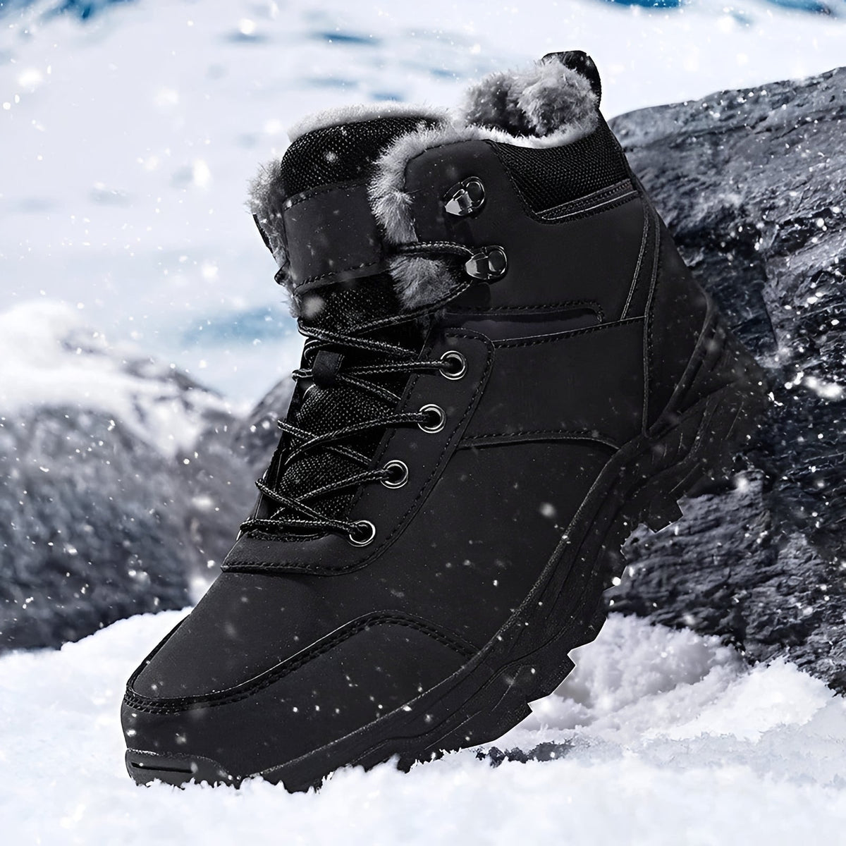 Franklin - Männliche Winterstiefel für draußen, warm