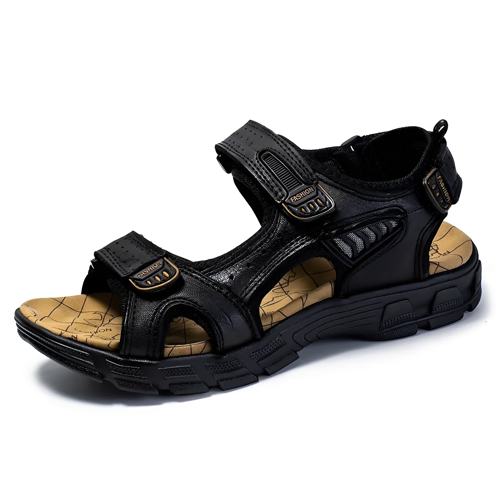 Leon - Bequeme gepolsterte Freizeitsandalen