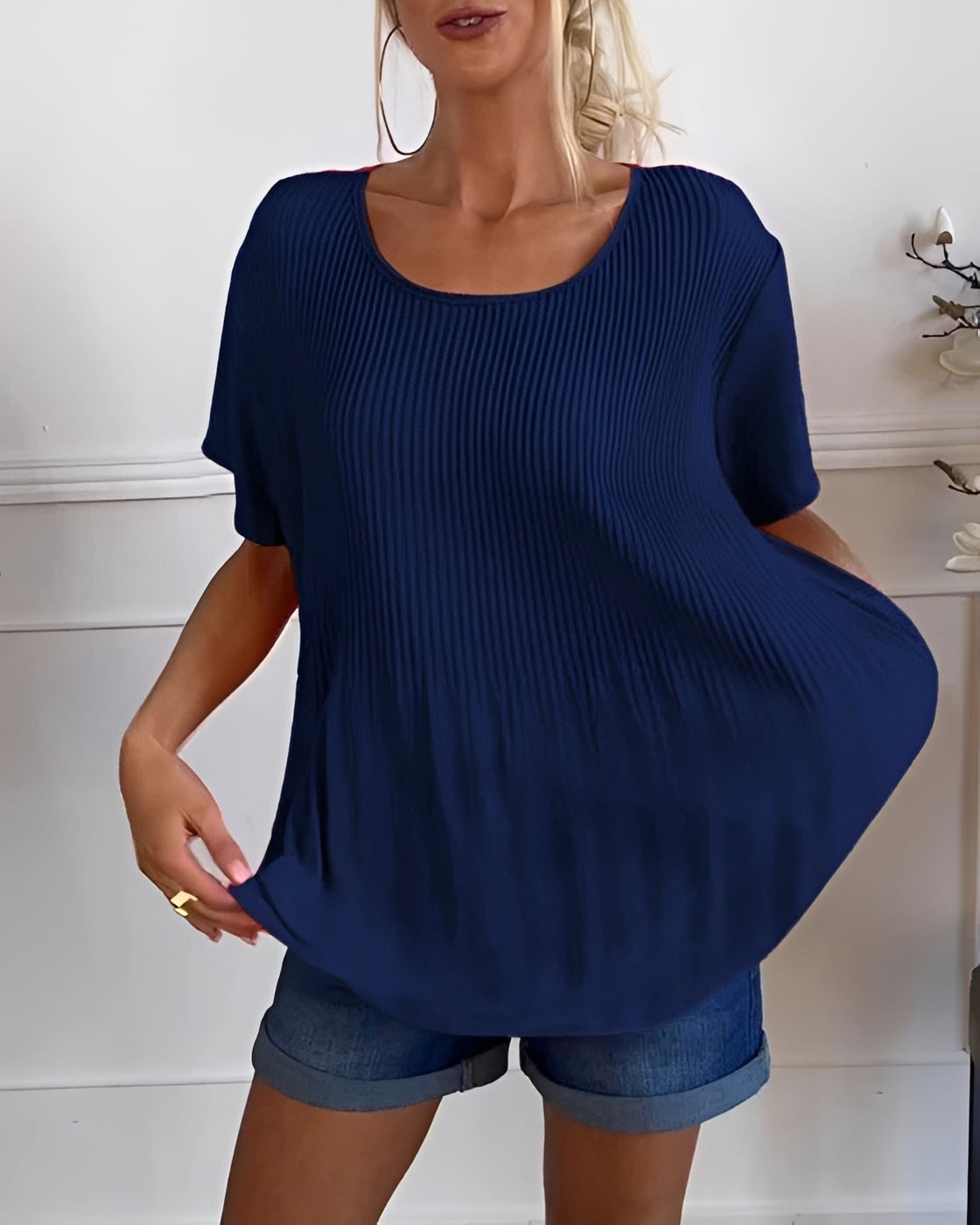 Faye - Legere Faltenbluse