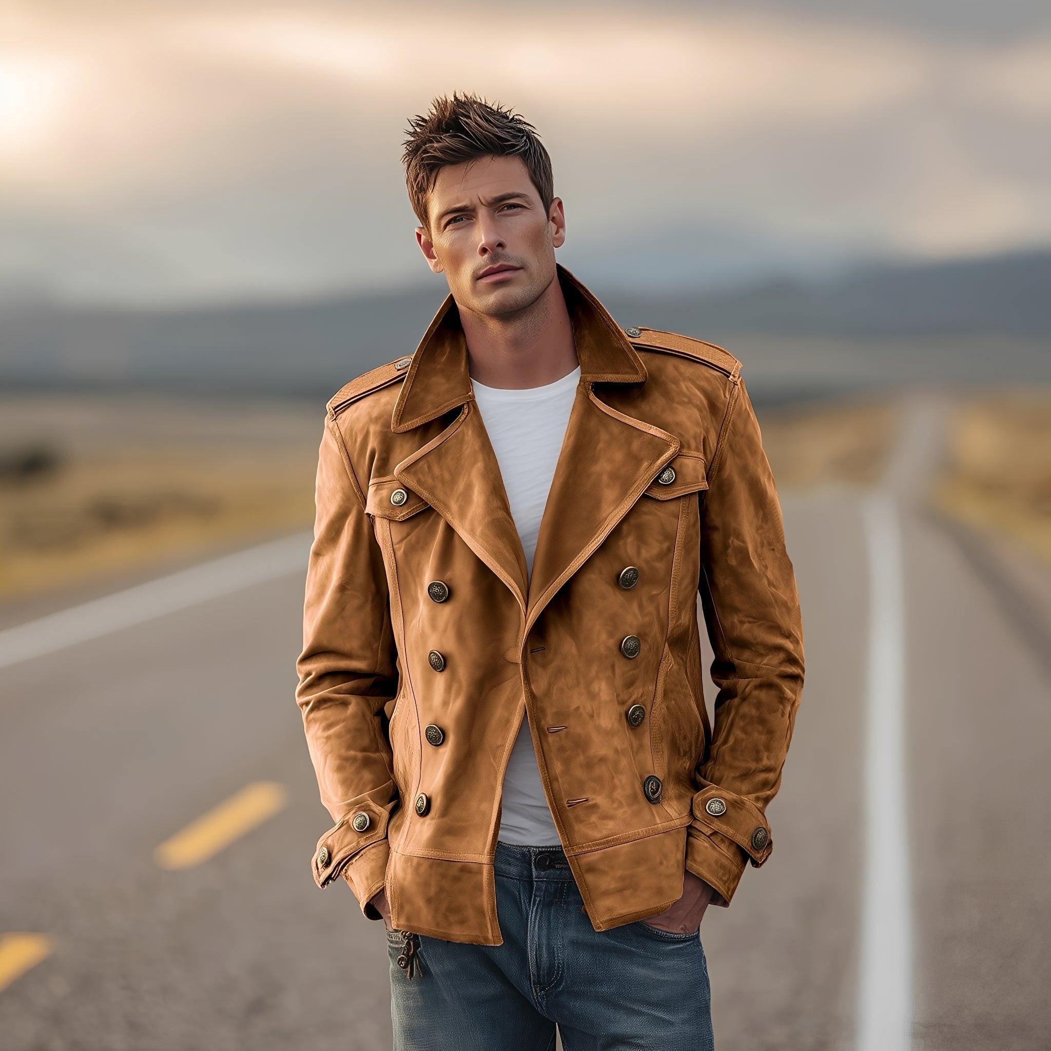 Marv - Schicke Zweireihige Jacke