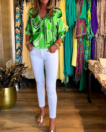 Chaya - Schicke Langarm-Bluse im lockeren Look