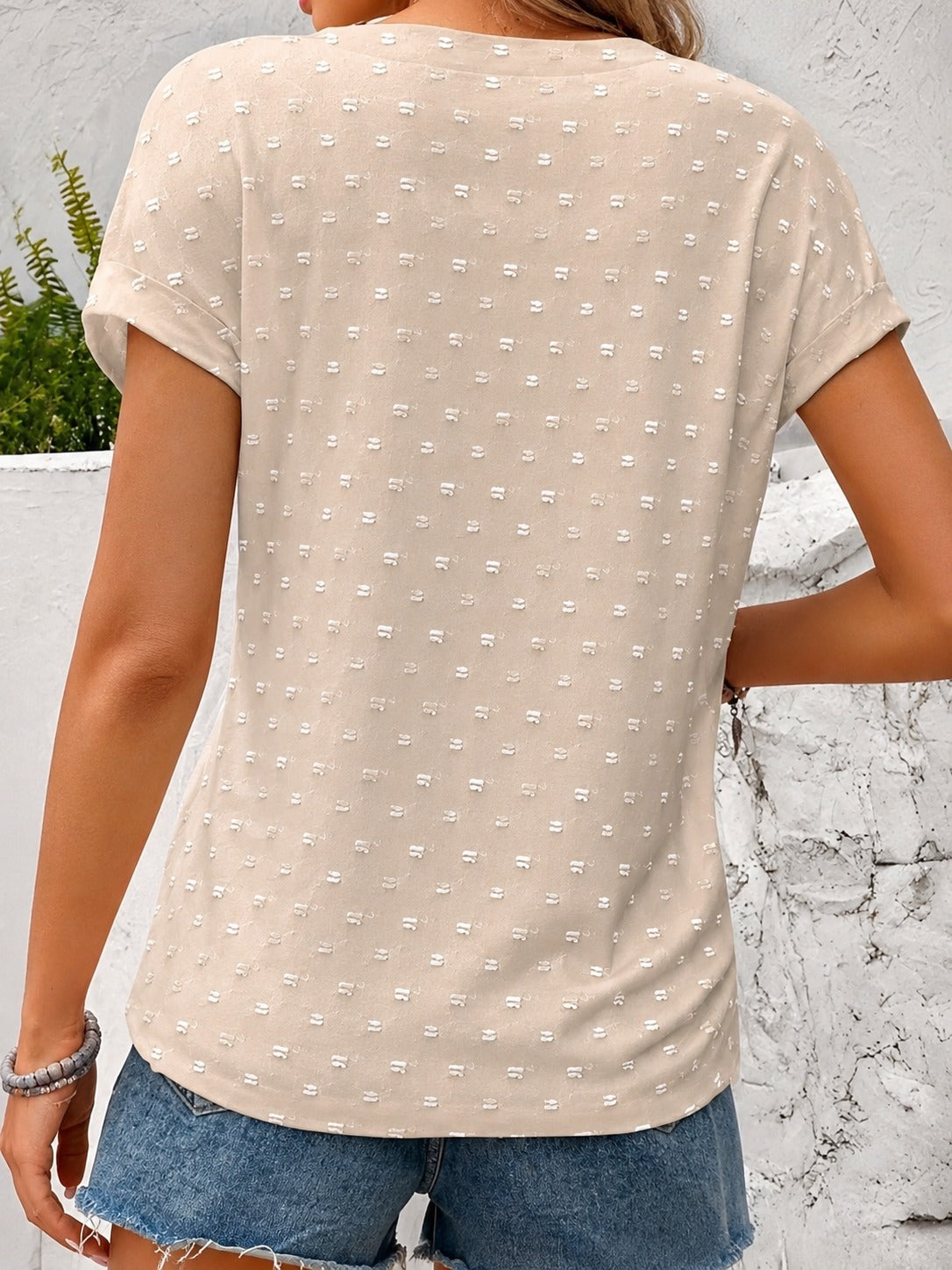 Cardena - Trendige Bluse mit Lässigen Schultern