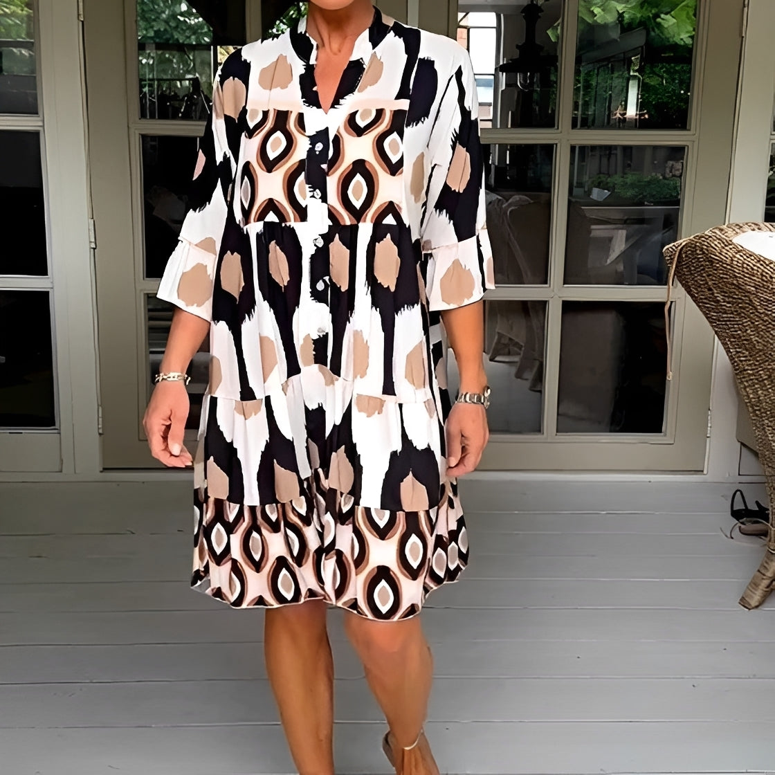 Katie - Stilvolles, legeres Kleid