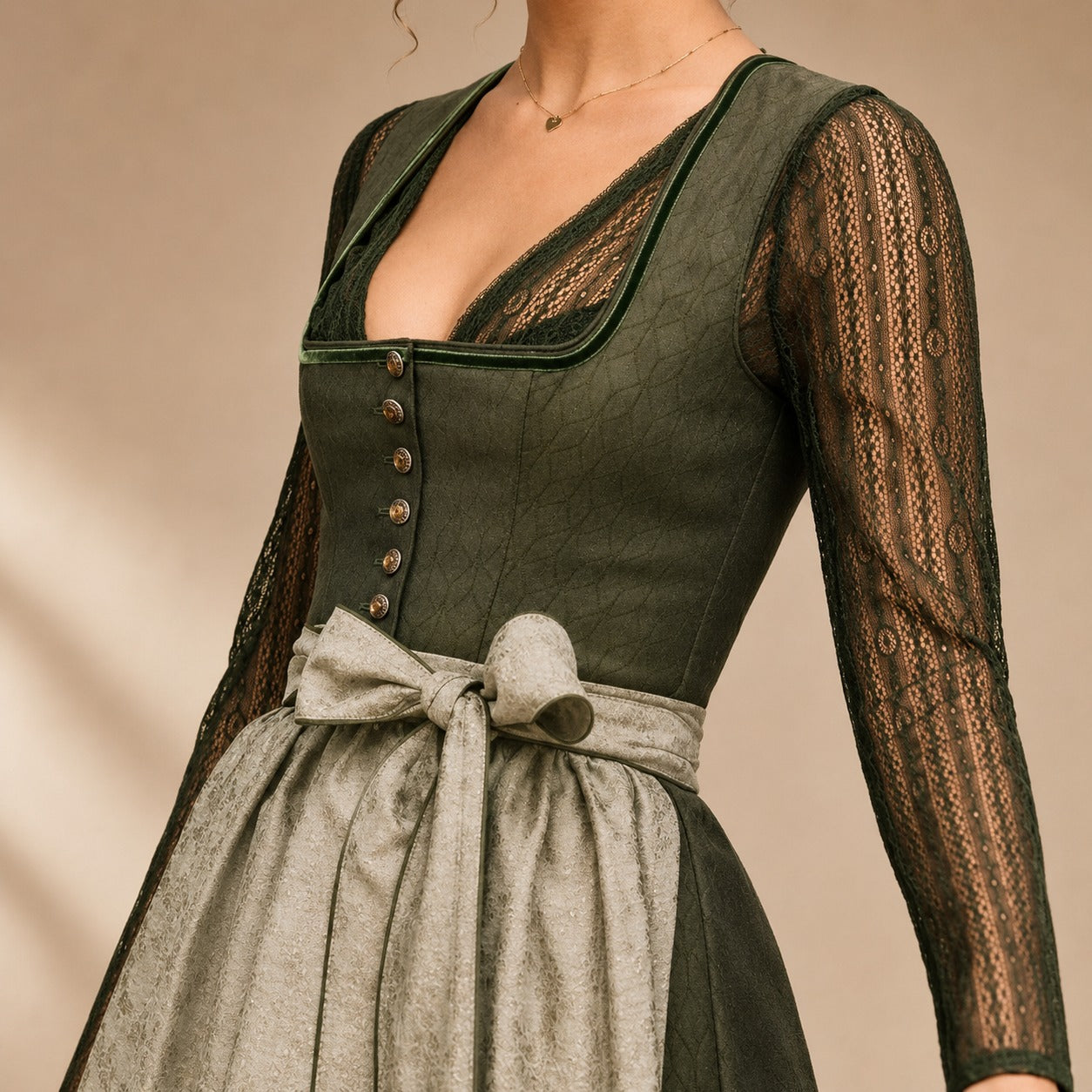 Cora - Klassisches Oktoberfestkleid mit Schleife