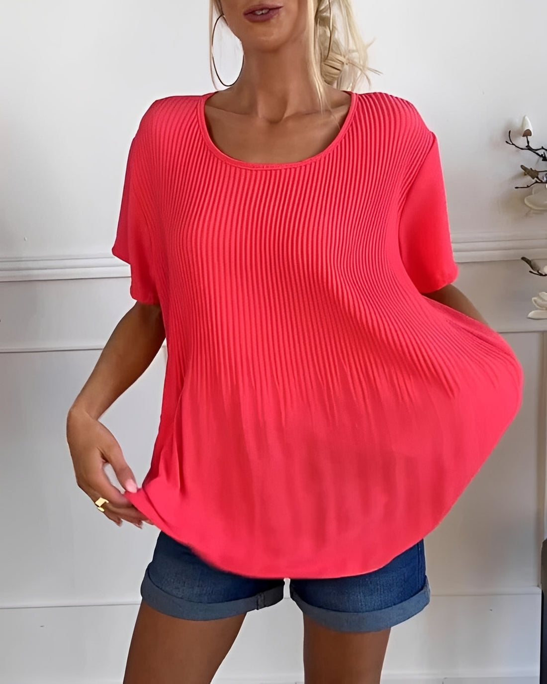 Faye - Legere Faltenbluse