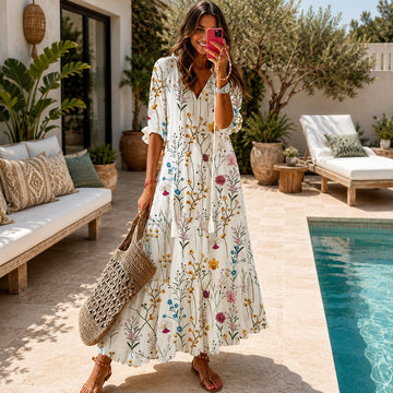 Lindsay - Leichtes Boho-Kleid mit Rüschen