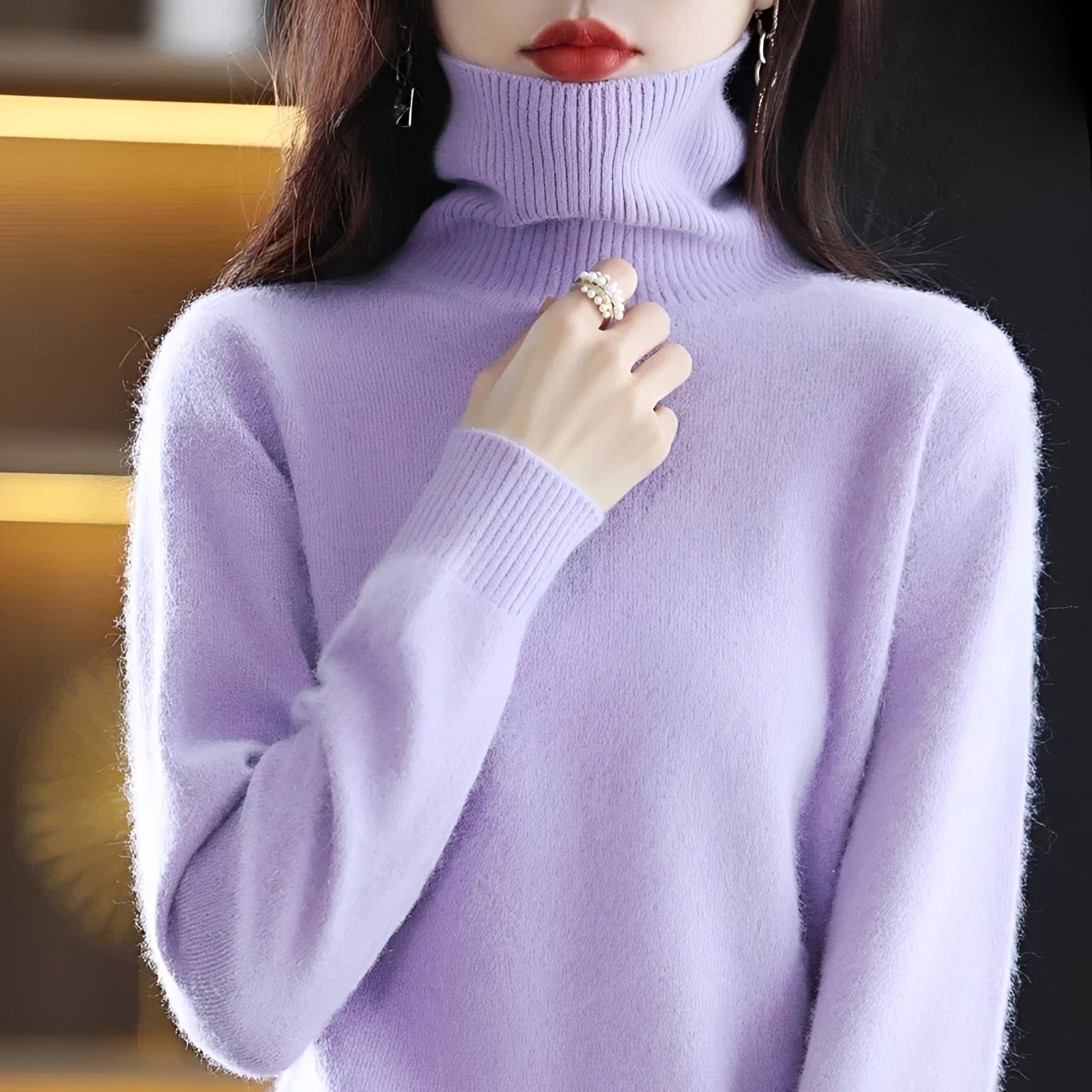 Letizia - Schicker Rollkragenpullover