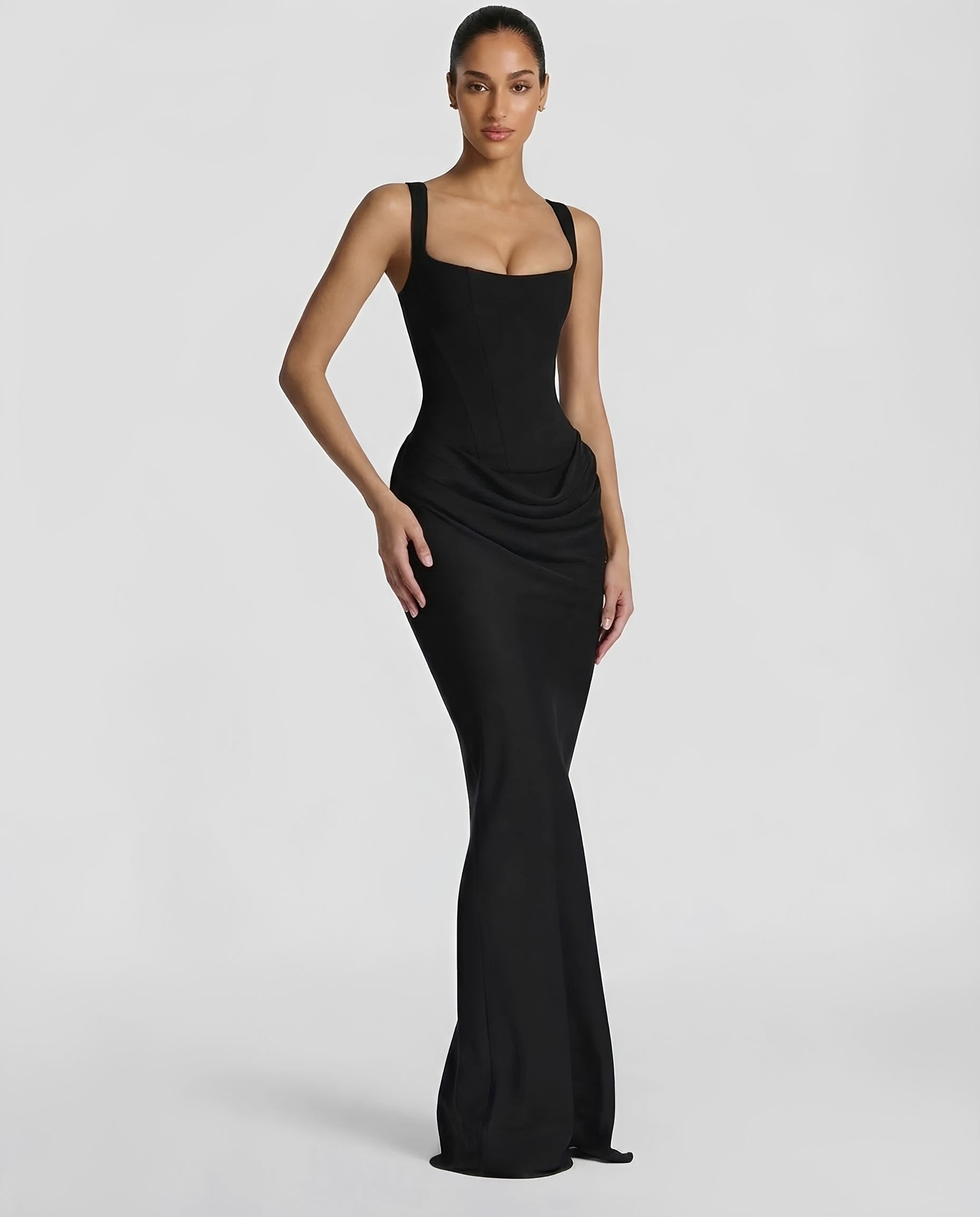 Dorsey - Elegantes Korsett-Maxikleid