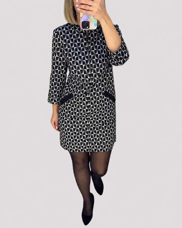 Michelle - Stilvolles Kleid mit langen Ärmeln
