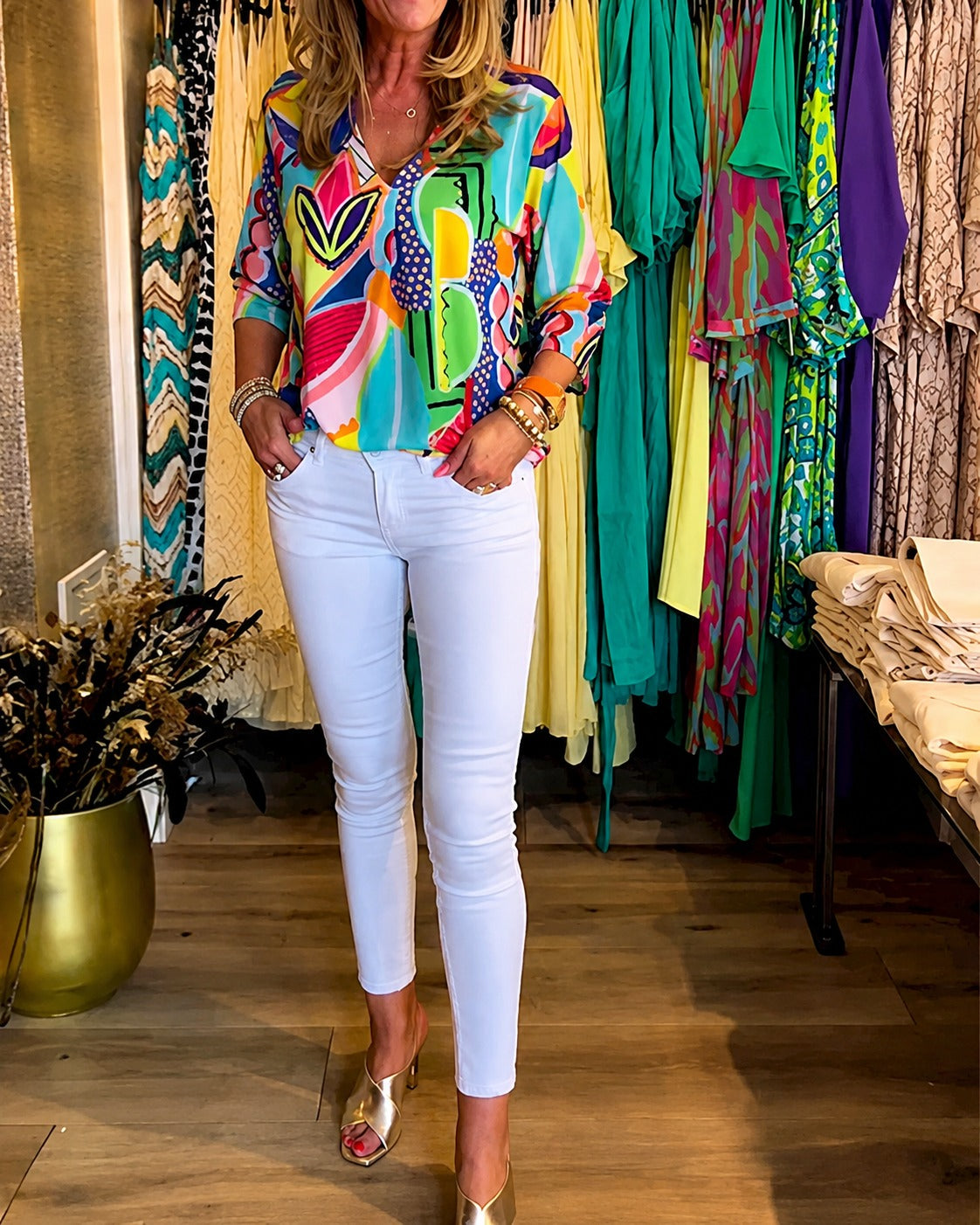 Chaya - Schicke Langarm-Bluse im lockeren Look