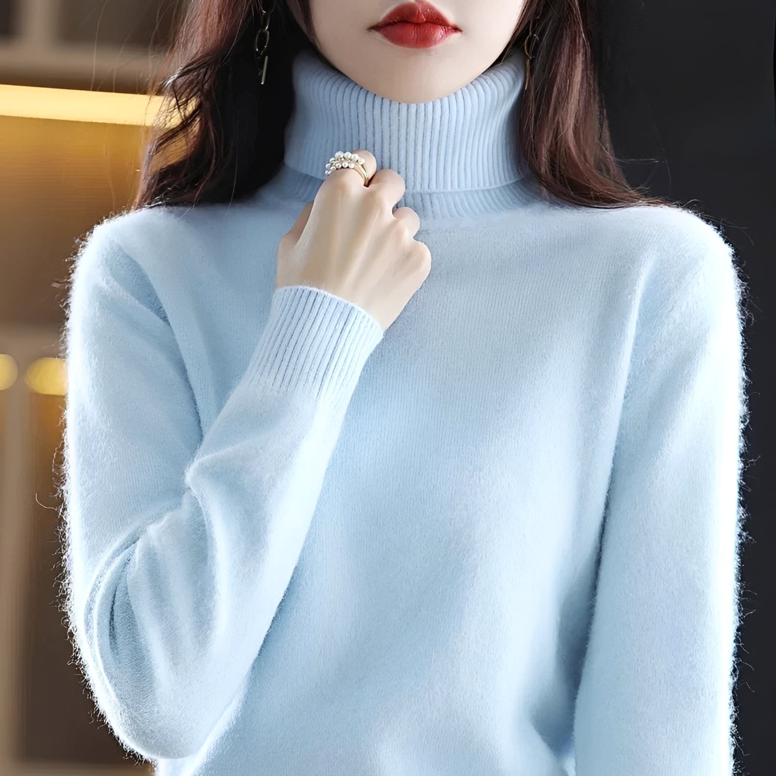 Letizia - Schicker Rollkragenpullover