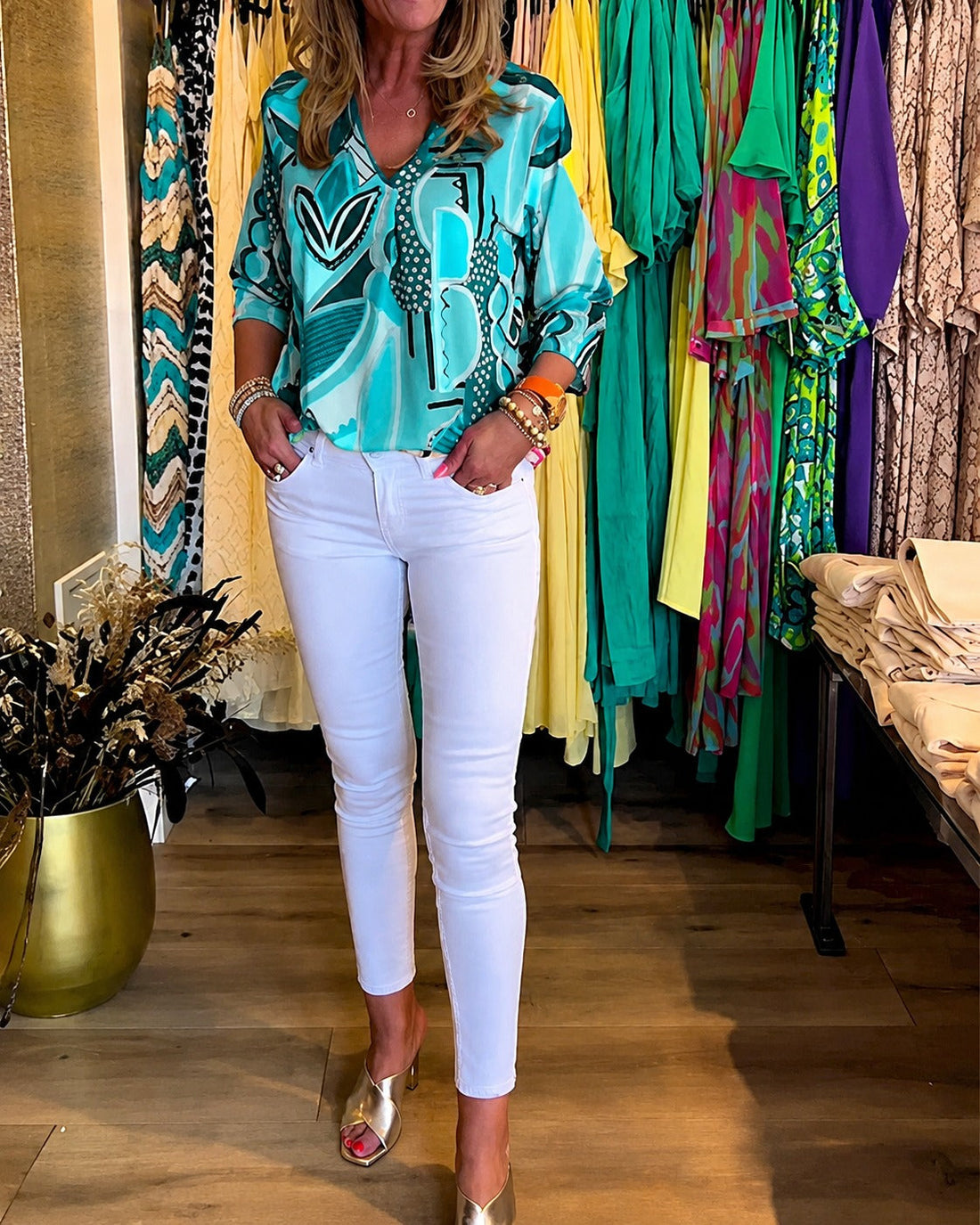 Chaya - Schicke Langarm-Bluse im lockeren Look