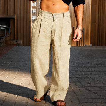 Brandon - Luftige Hose mit weitem Bein