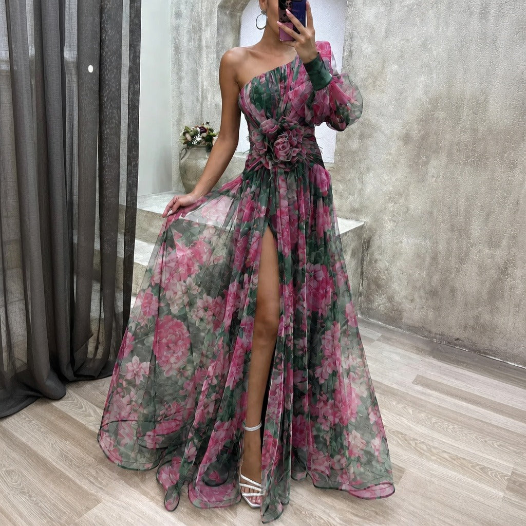 Rowe - Anmutiges Blumen-Maxikleid