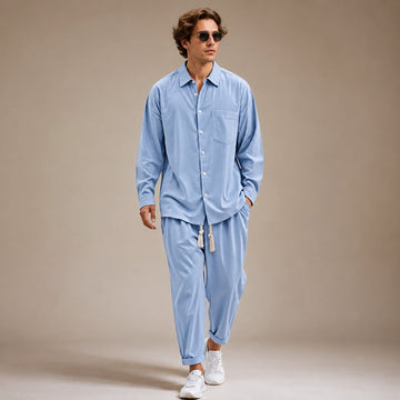 Paul - Lockeres Langarm-Shirt-Set