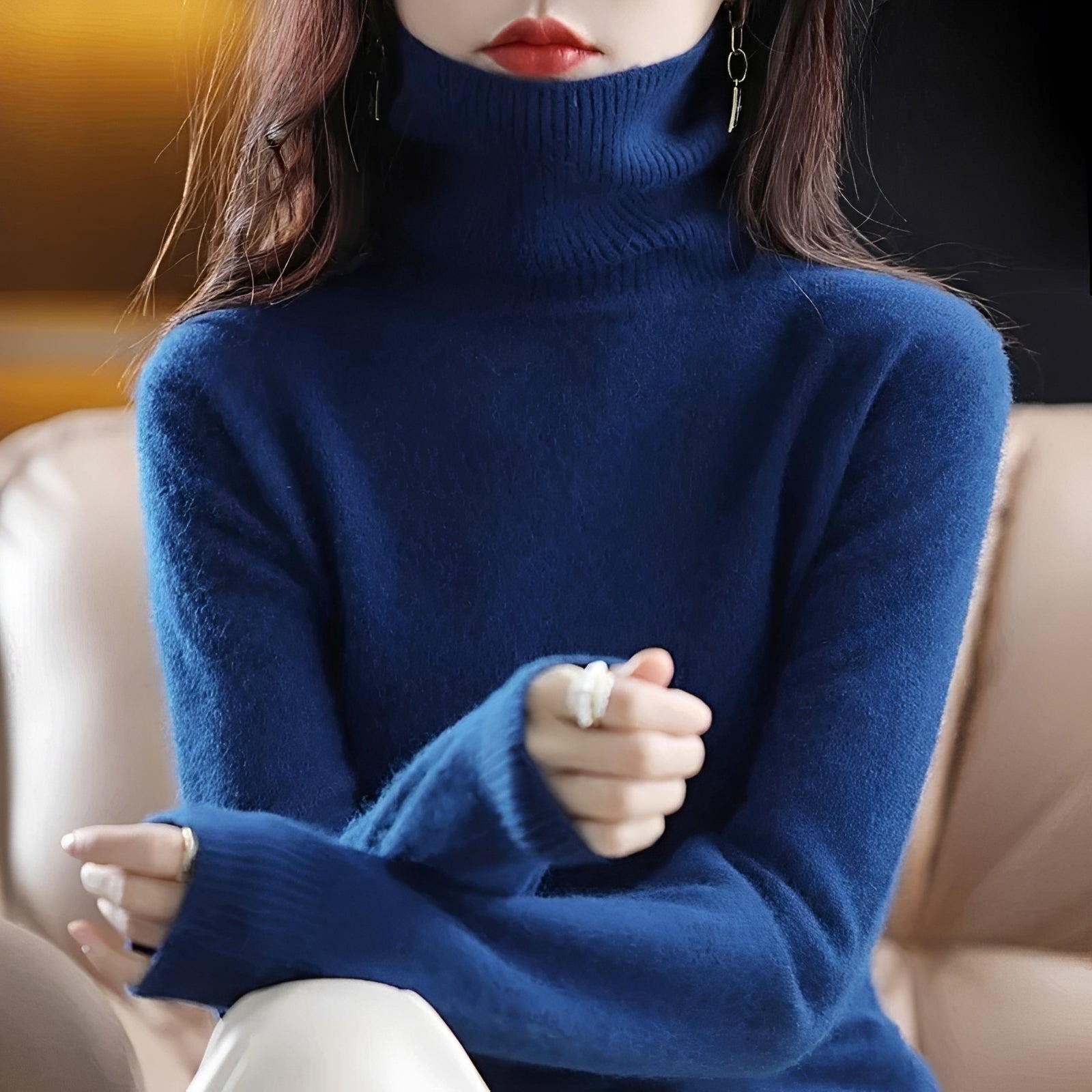 Letizia - Schicker Rollkragenpullover