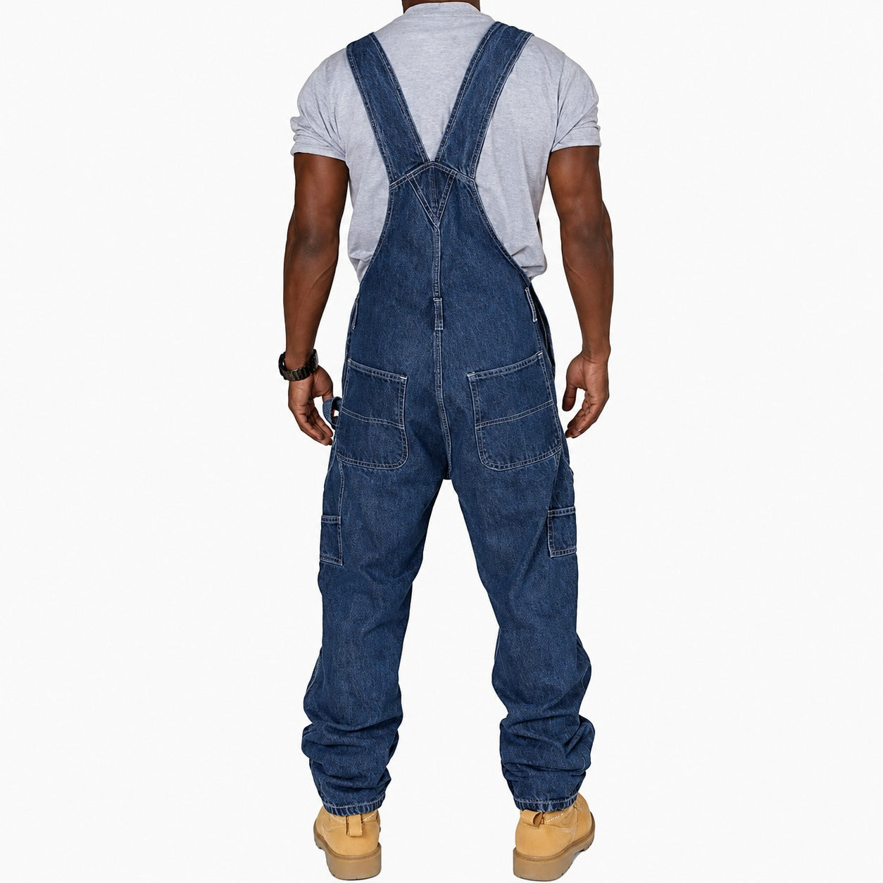 Stefan - Trendige Cargo-Hose mit gewaschenem Look und vielen Taschen