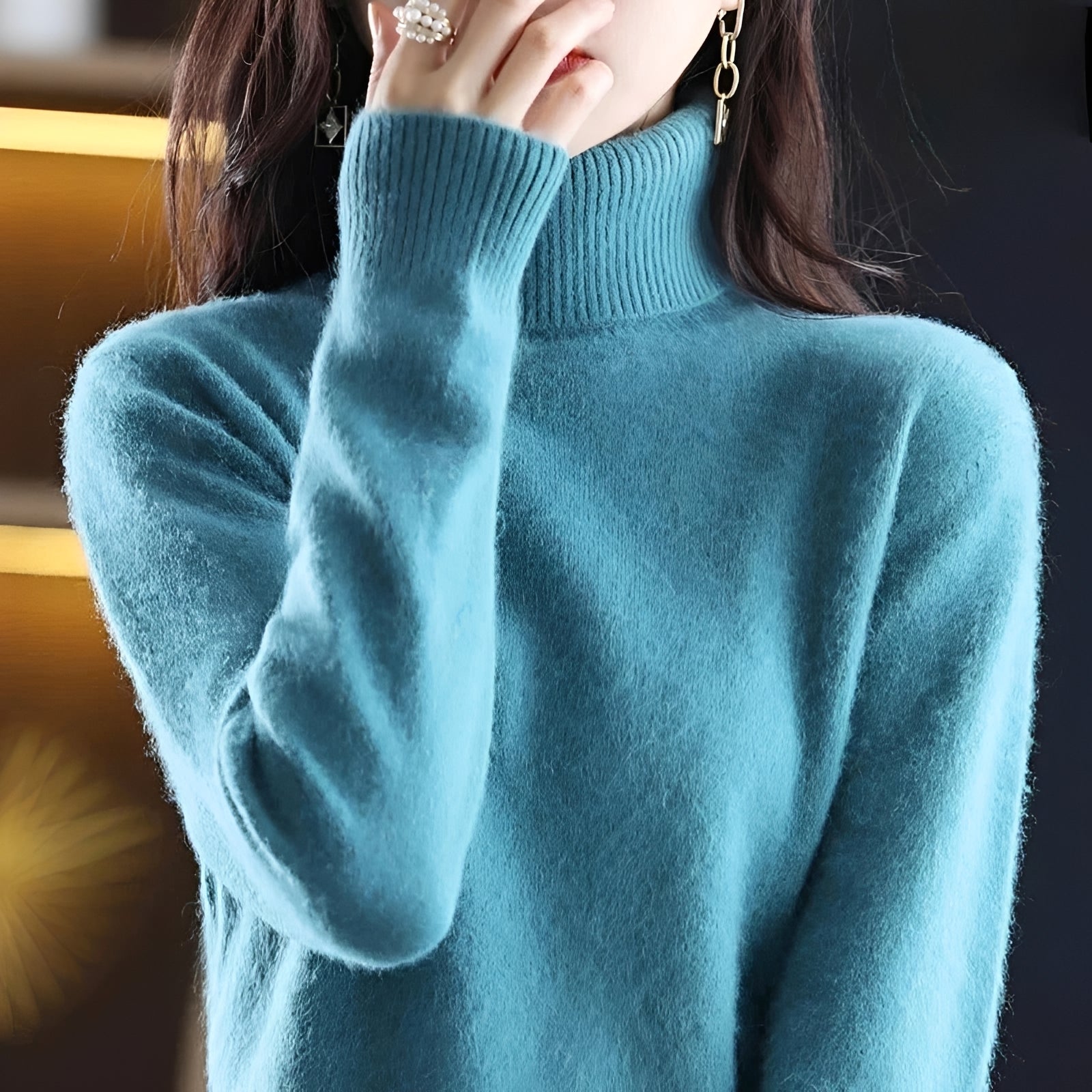 Letizia - Schicker Rollkragenpullover