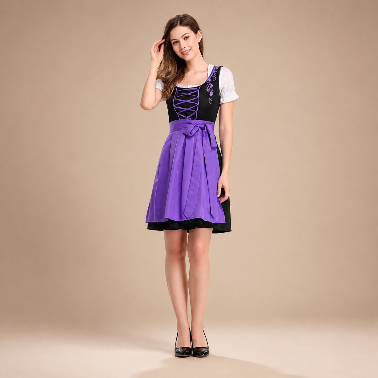 Gabriella - Einfaches Oktoberfest-Kleid