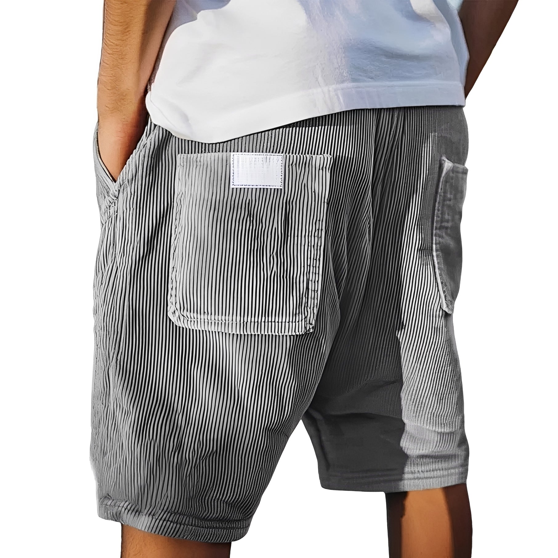 Ritchie - Lässige Shorts im gestreiften Look