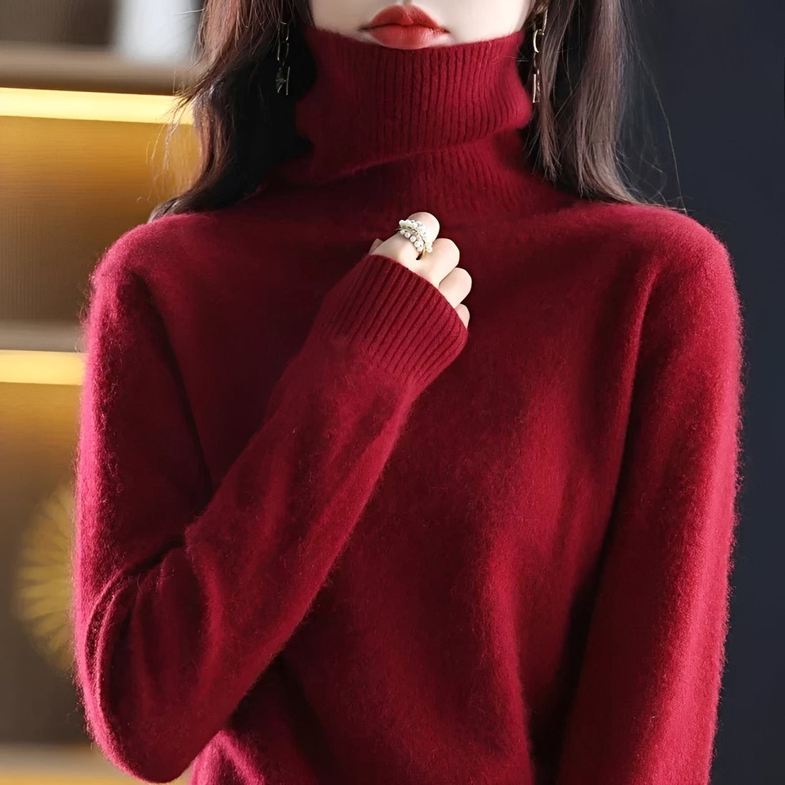 Letizia - Schicker Rollkragenpullover