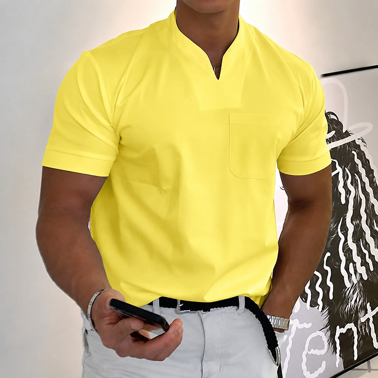 Jason - Fitness-Kurzarmshirt für Herren