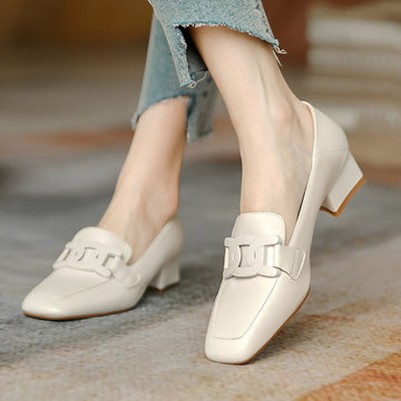 Maisha - Schicke Mokassin-Absatzschuhe