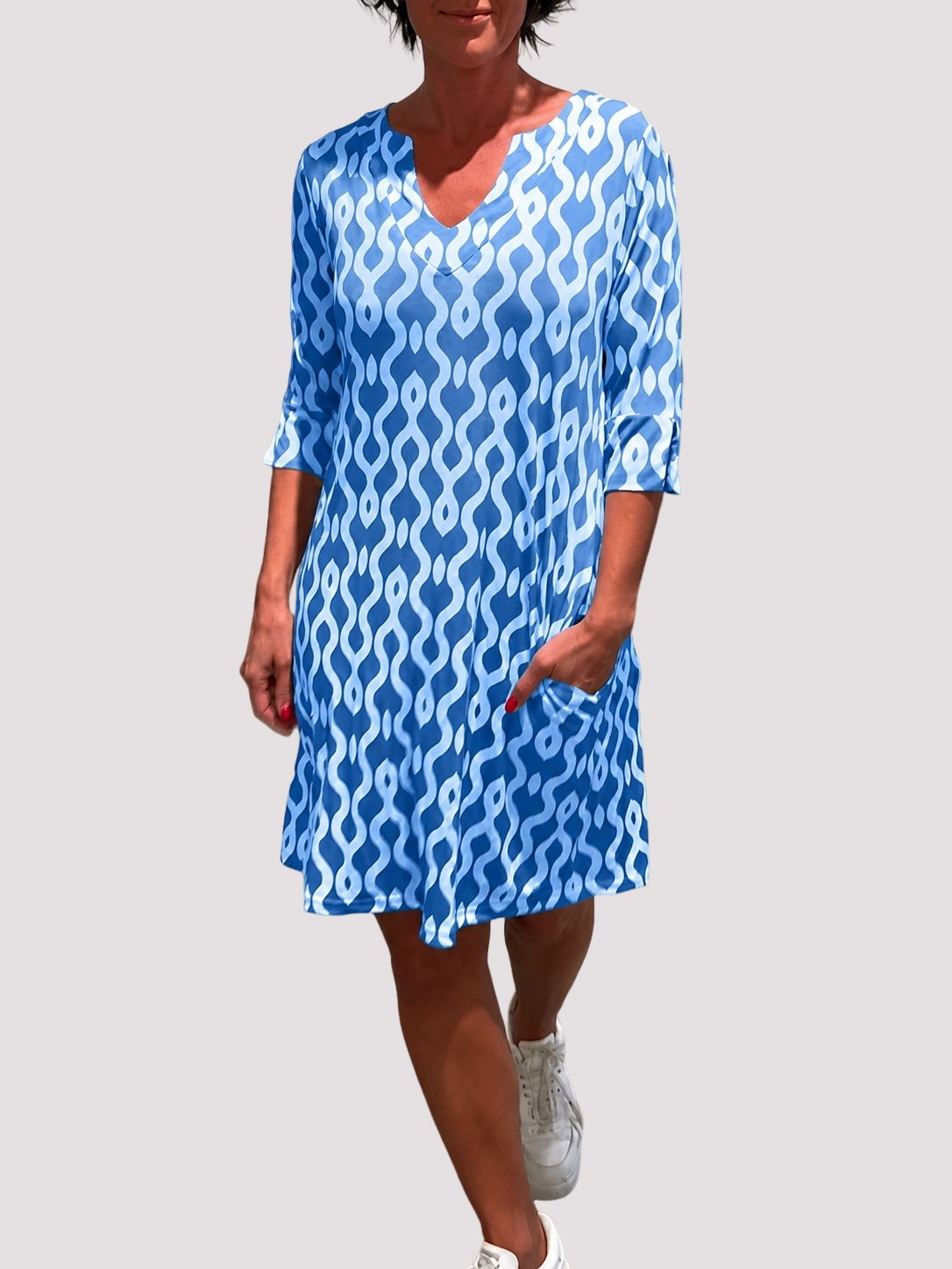 Jazmin - Lockeres Midikleid mit Rüschen