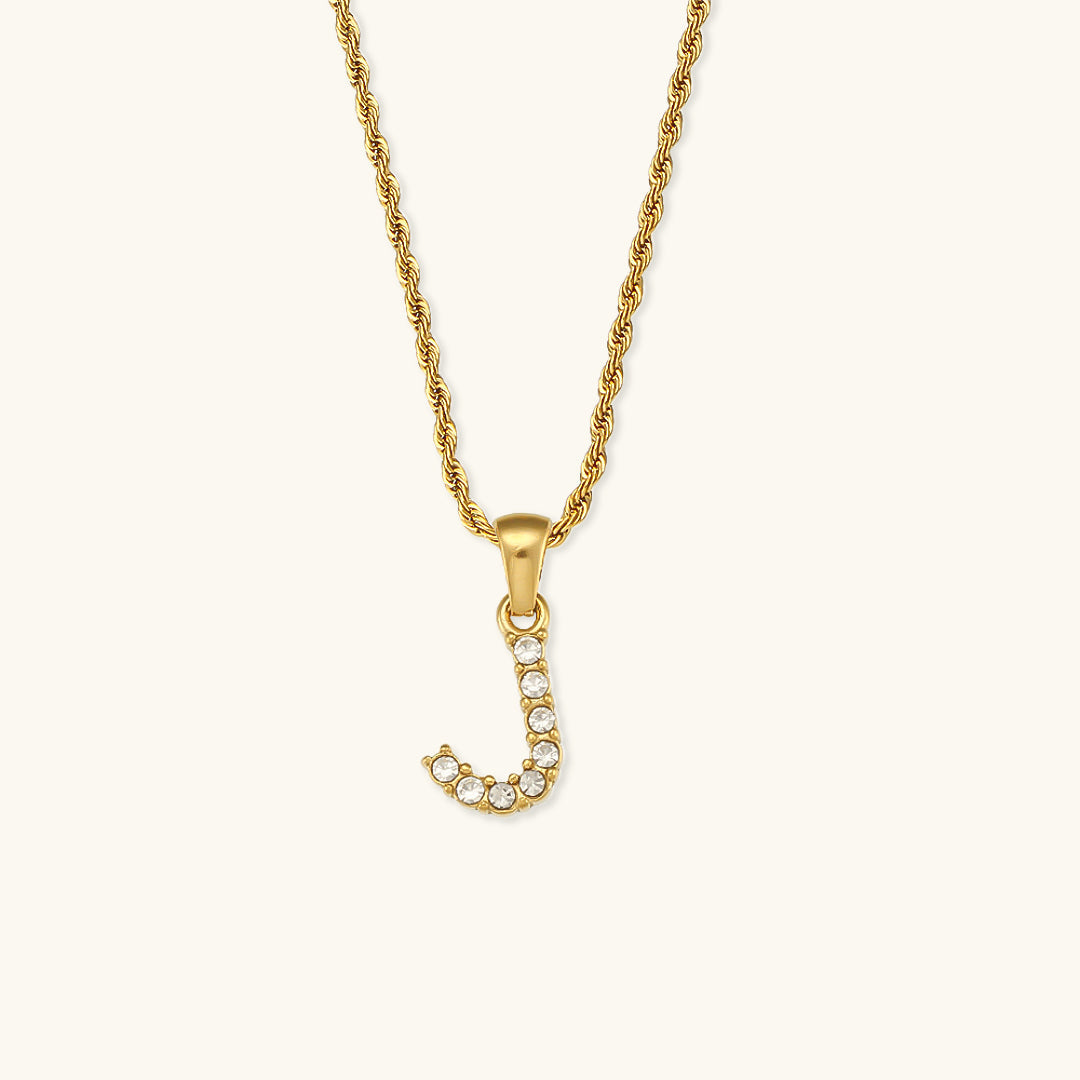 Maeve - Kette mit Initialen und Diamanten