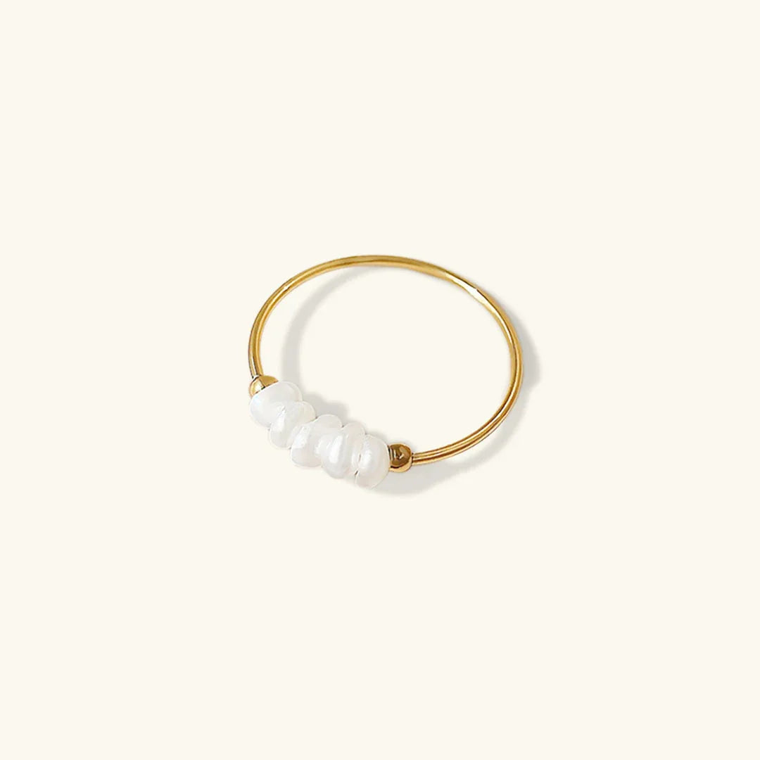 Miori – Perlenring in Gold