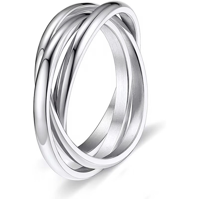 Sansen – Set aus drei Ringen aus robustem Stahl