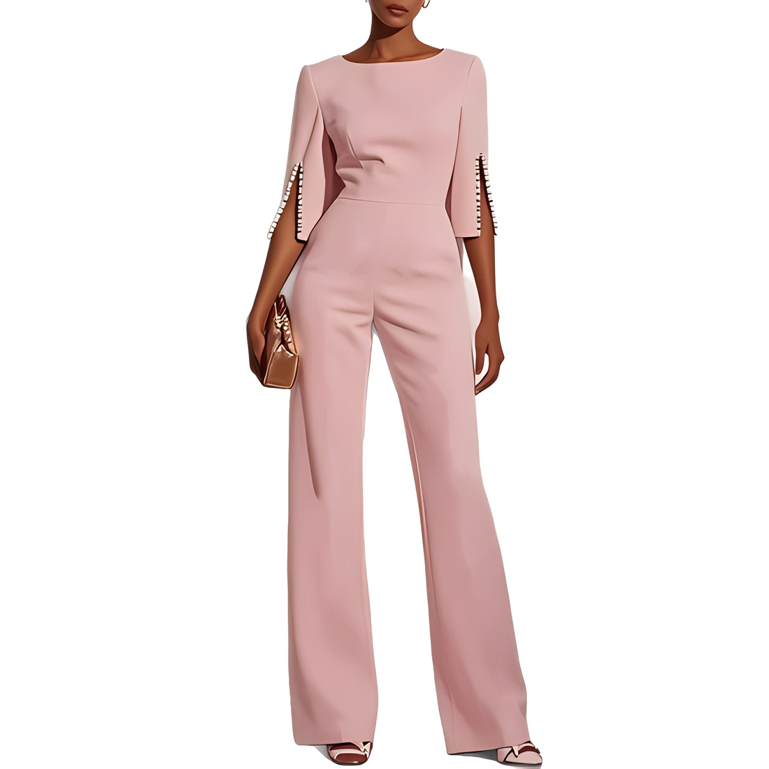 Carolane - Eleganter, enger Damen-Jumpsuit