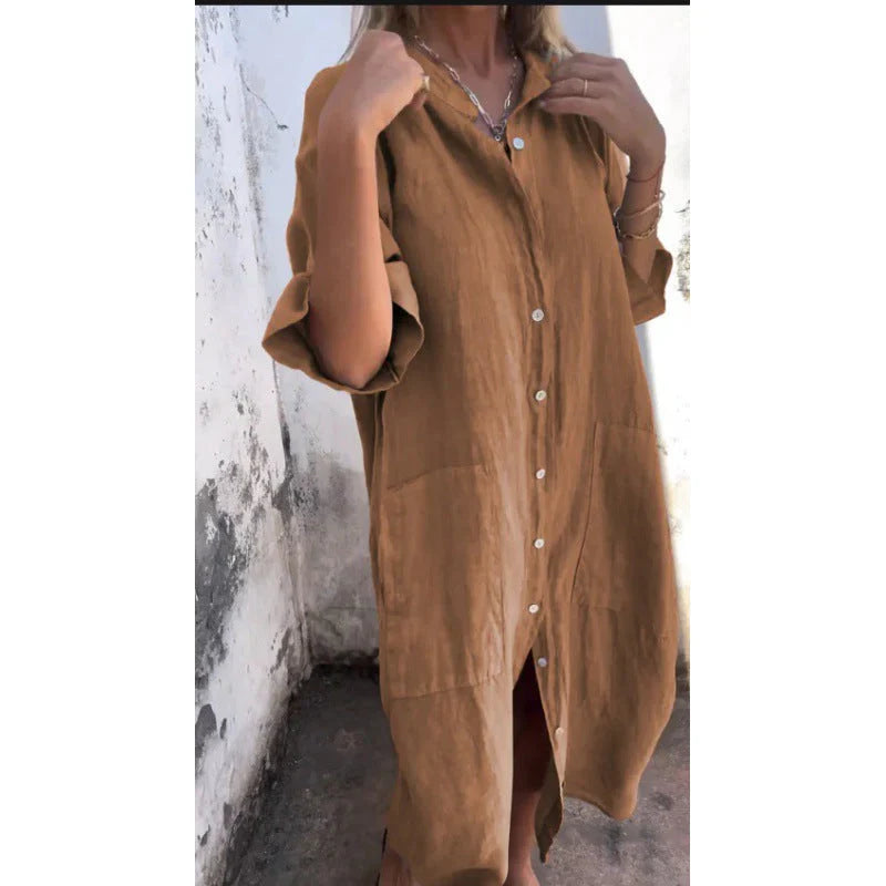 Valerie – Entspanntes Damenblusenkleid