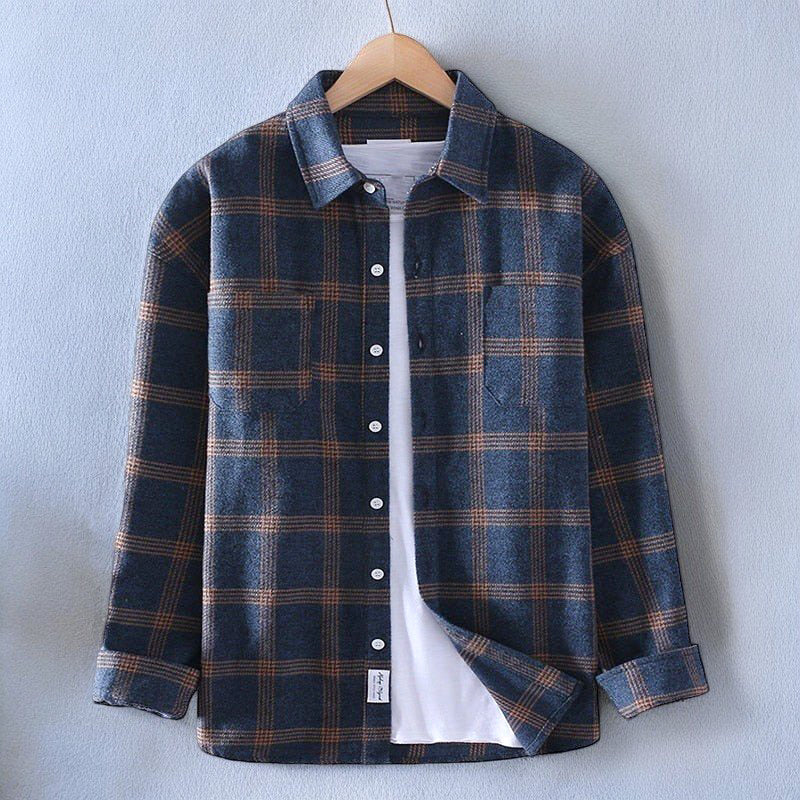 Brent - Kariertes Button-Down-Hemd für den ganzen Tag