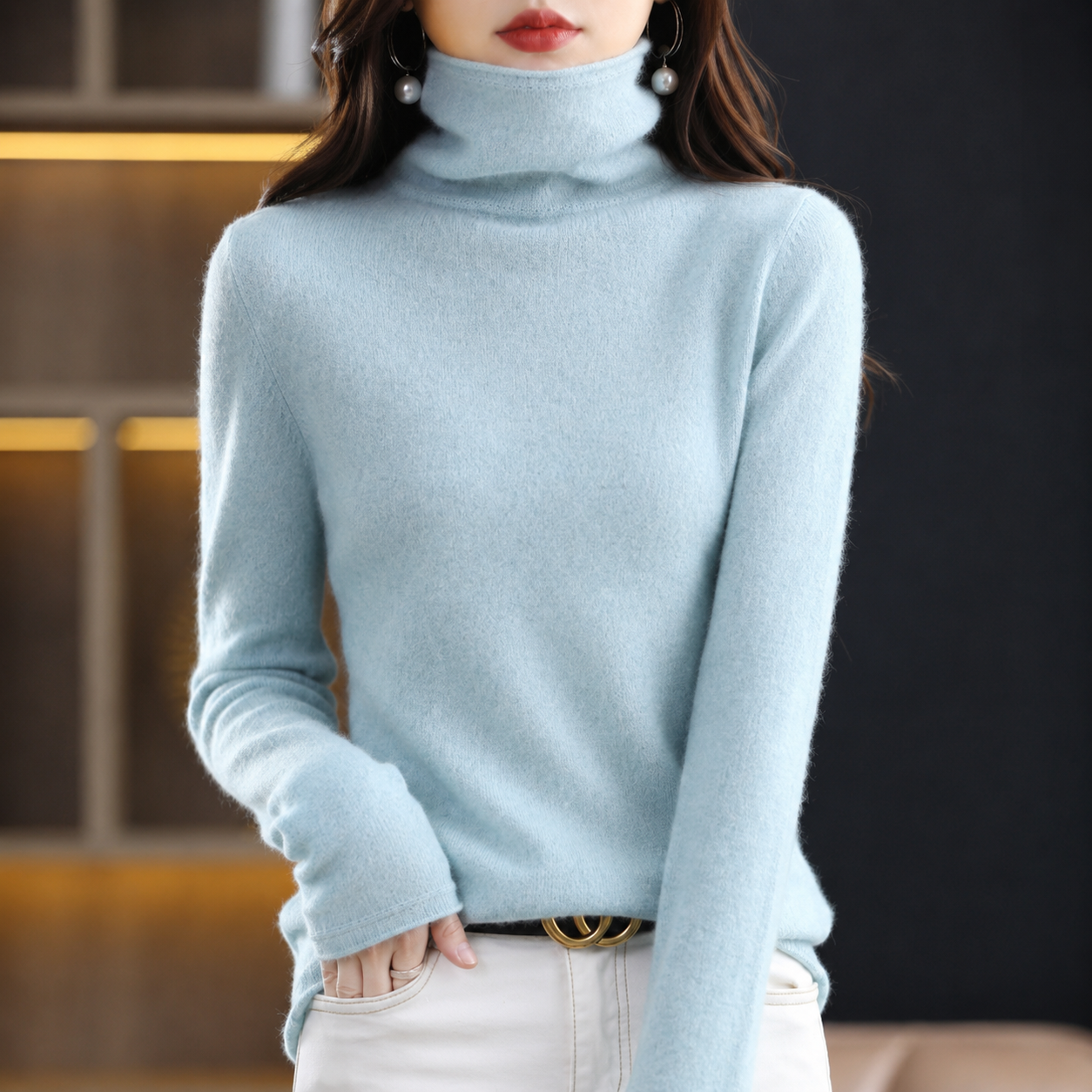 Akainu - Schicker Rollkragenpullover