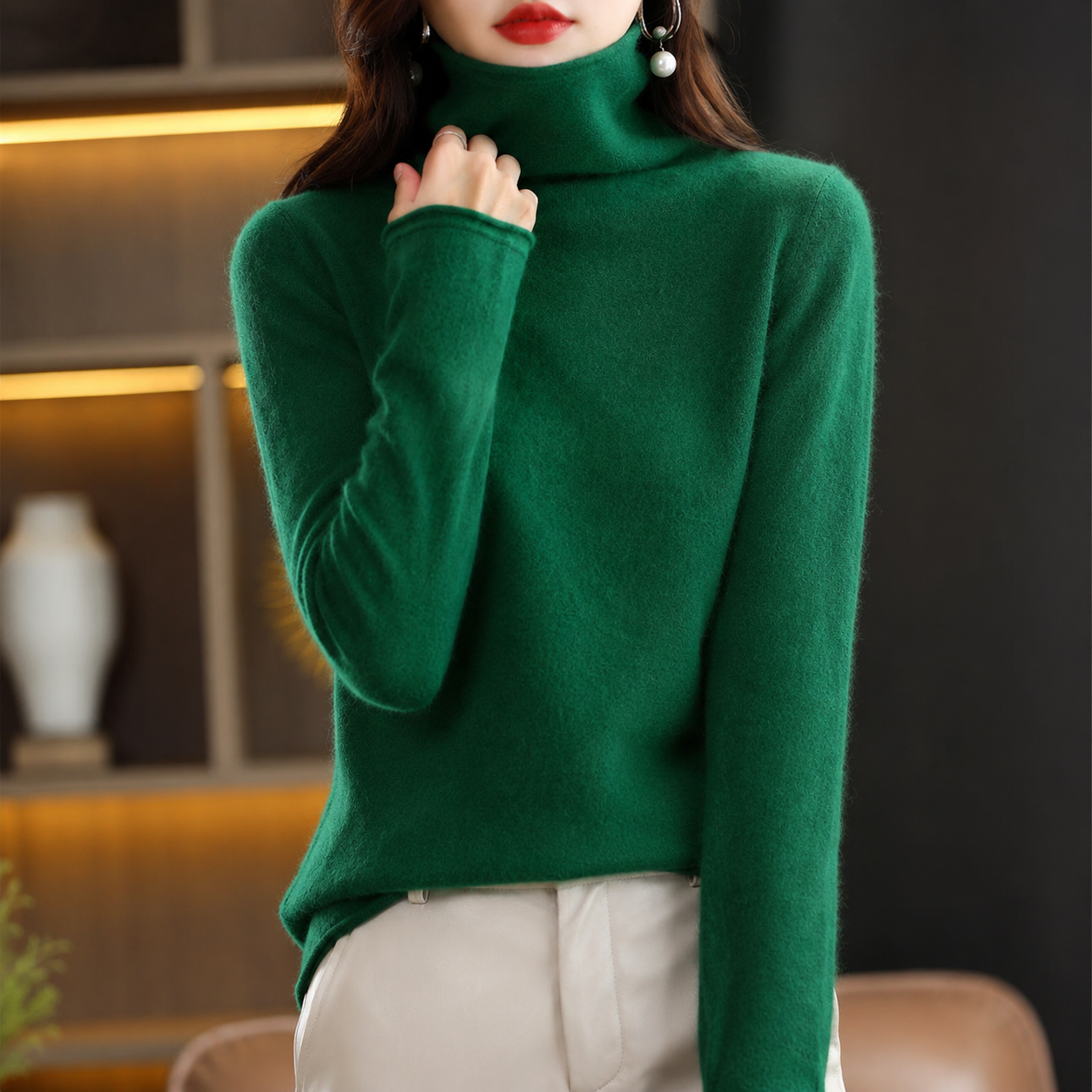 Akainu - Schicker Rollkragenpullover