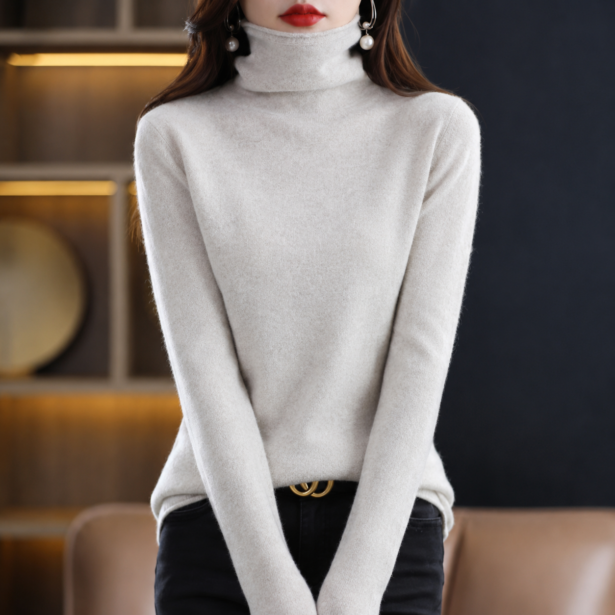 Akainu - Schicker Rollkragenpullover