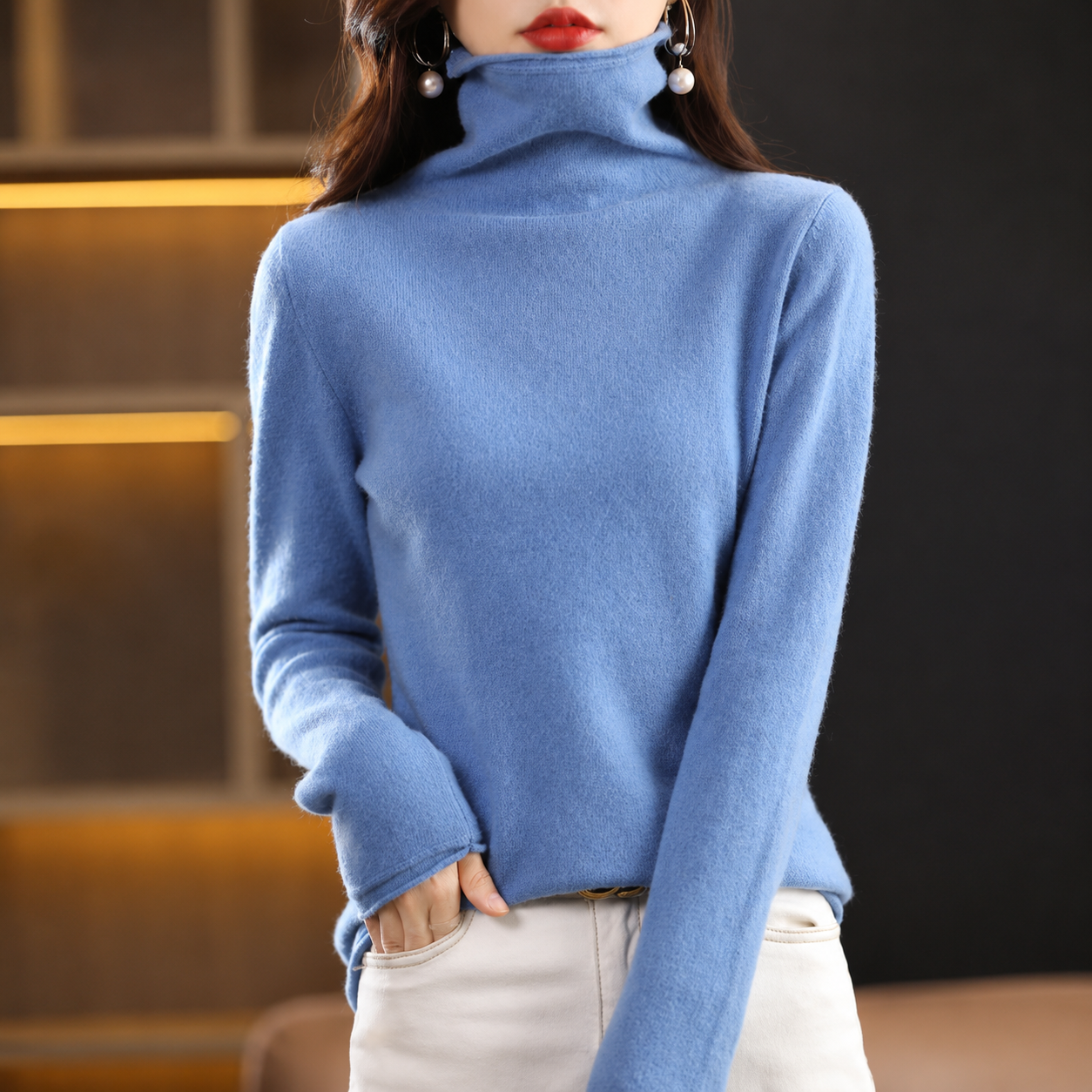 Akainu - Schicker Rollkragenpullover