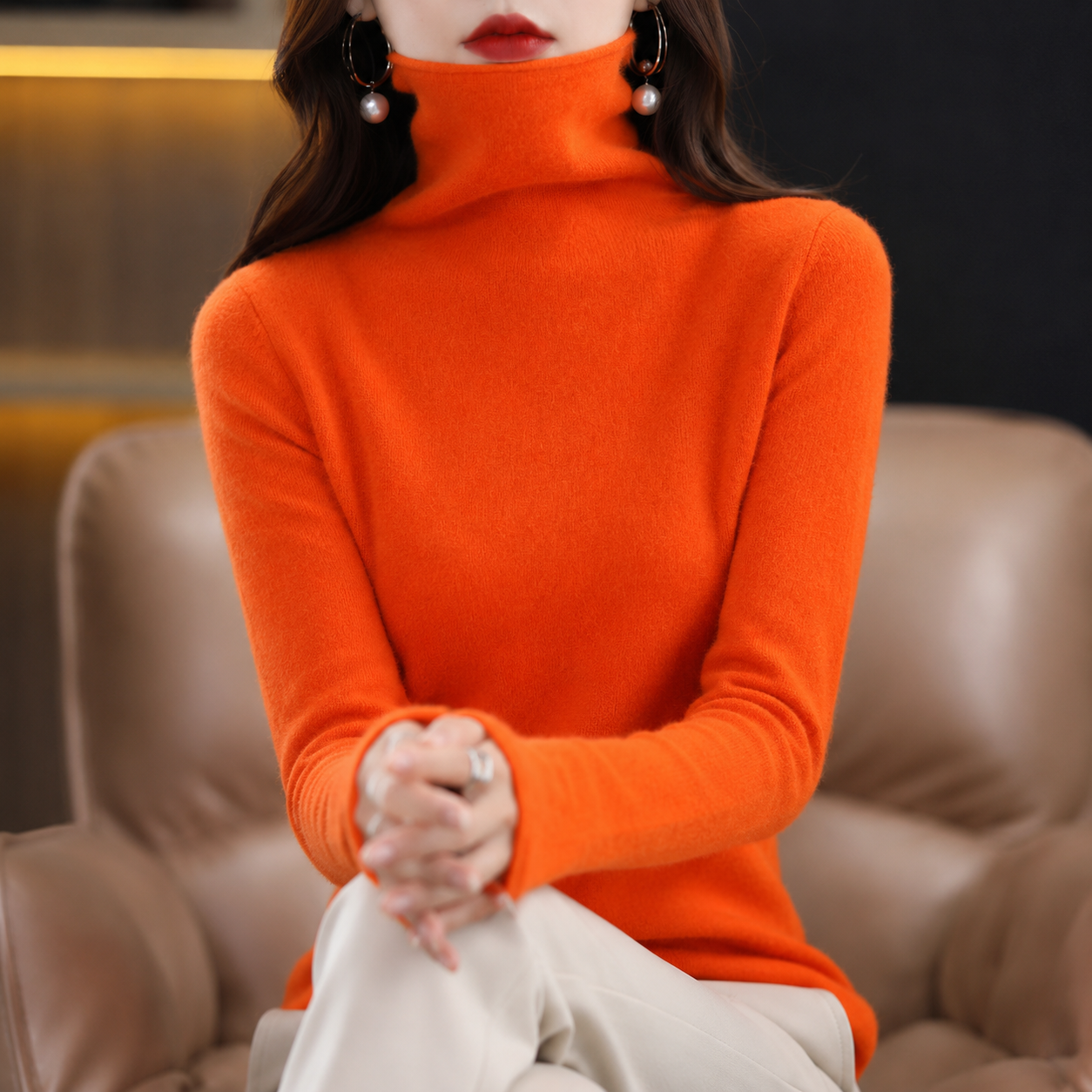 Akainu - Schicker Rollkragenpullover