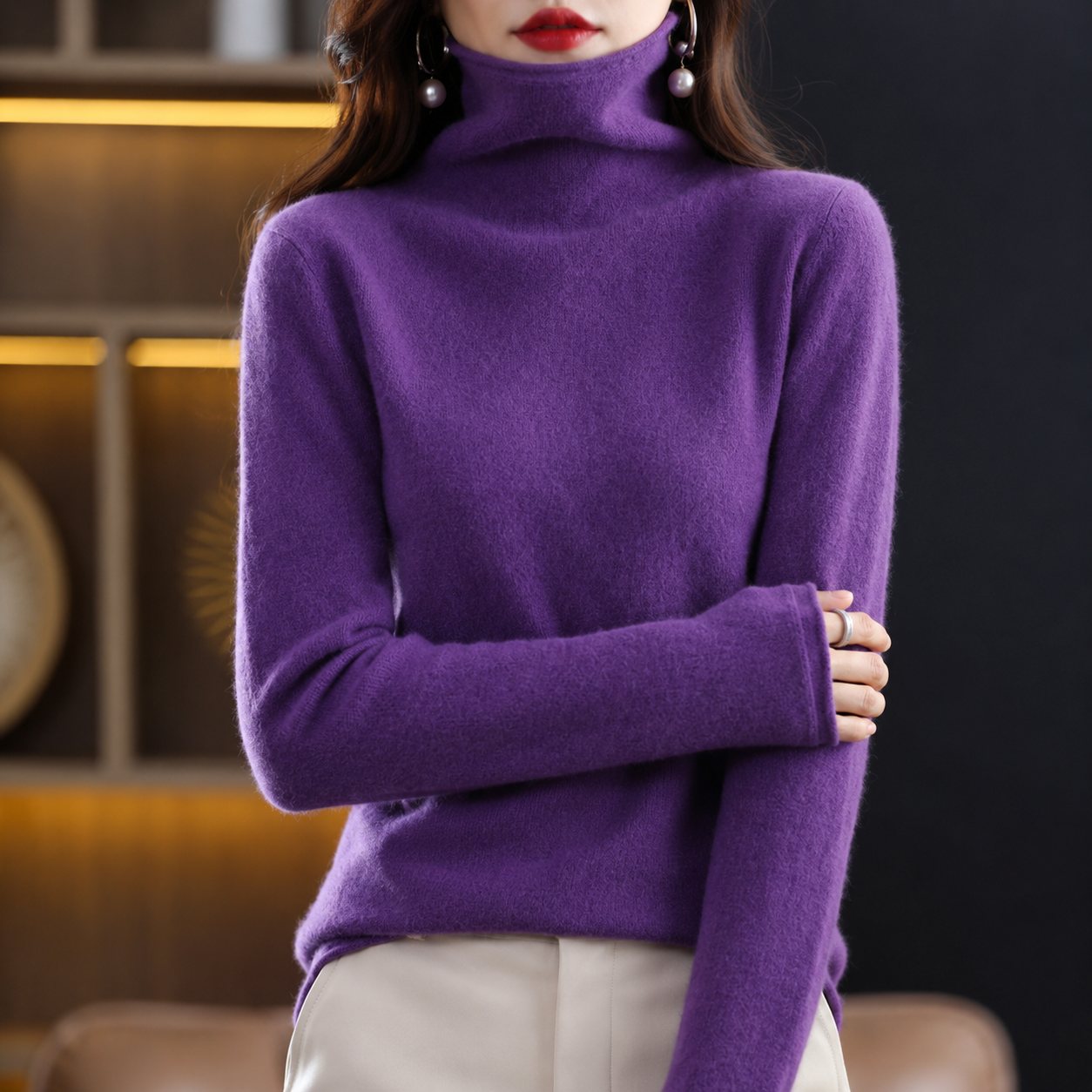 Akainu - Schicker Rollkragenpullover