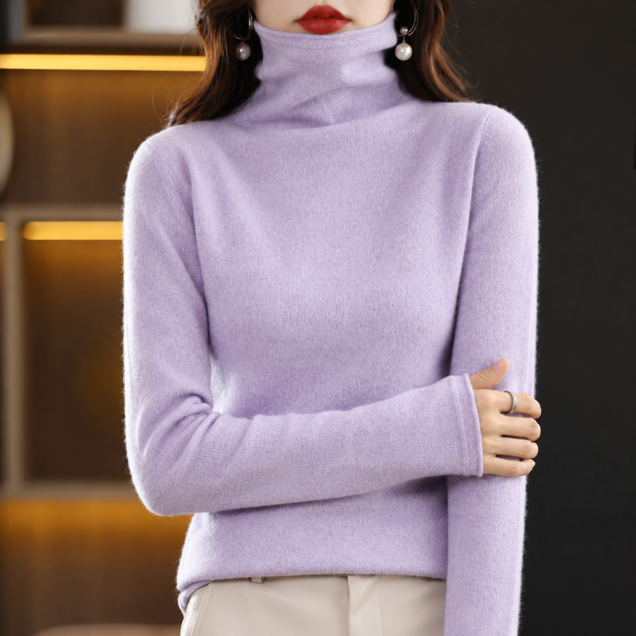 Akainu - Schicker Rollkragenpullover