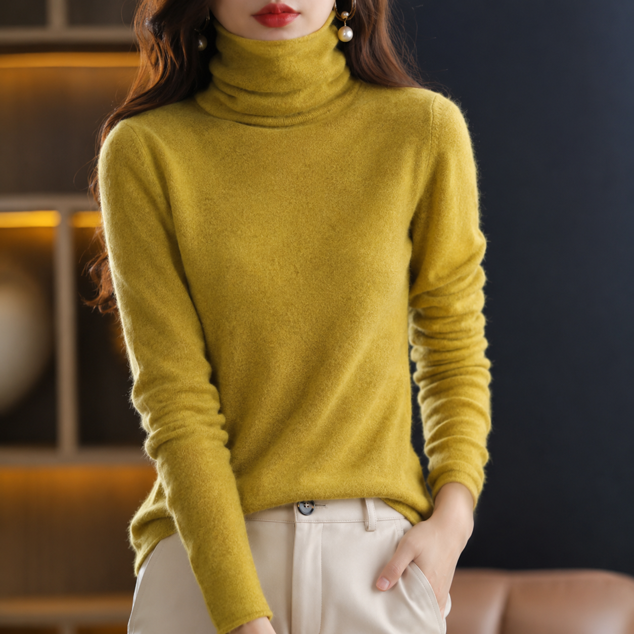 Akainu - Schicker Rollkragenpullover