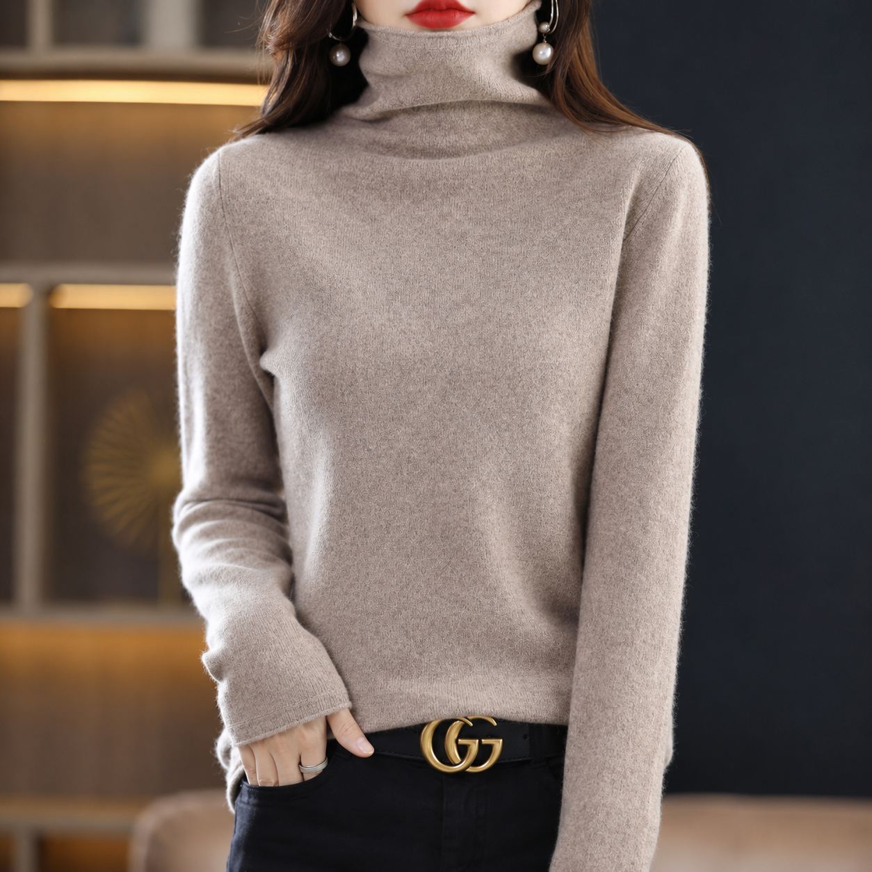 Akainu - Schicker Rollkragenpullover
