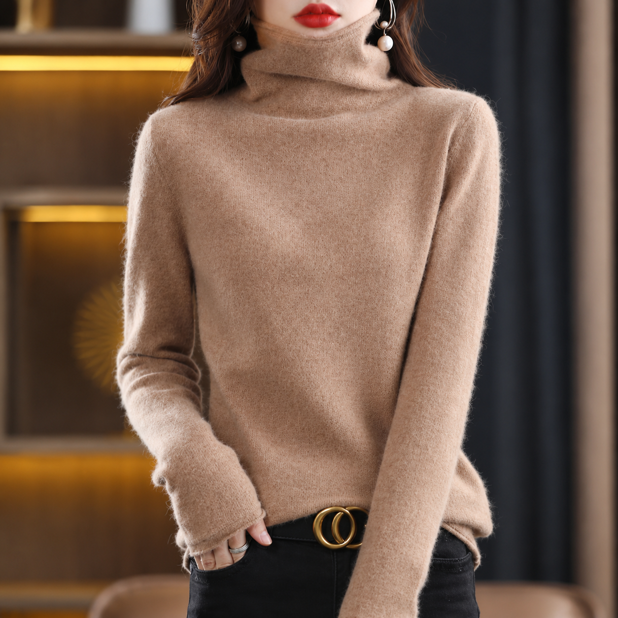 Akainu - Schicker Rollkragenpullover
