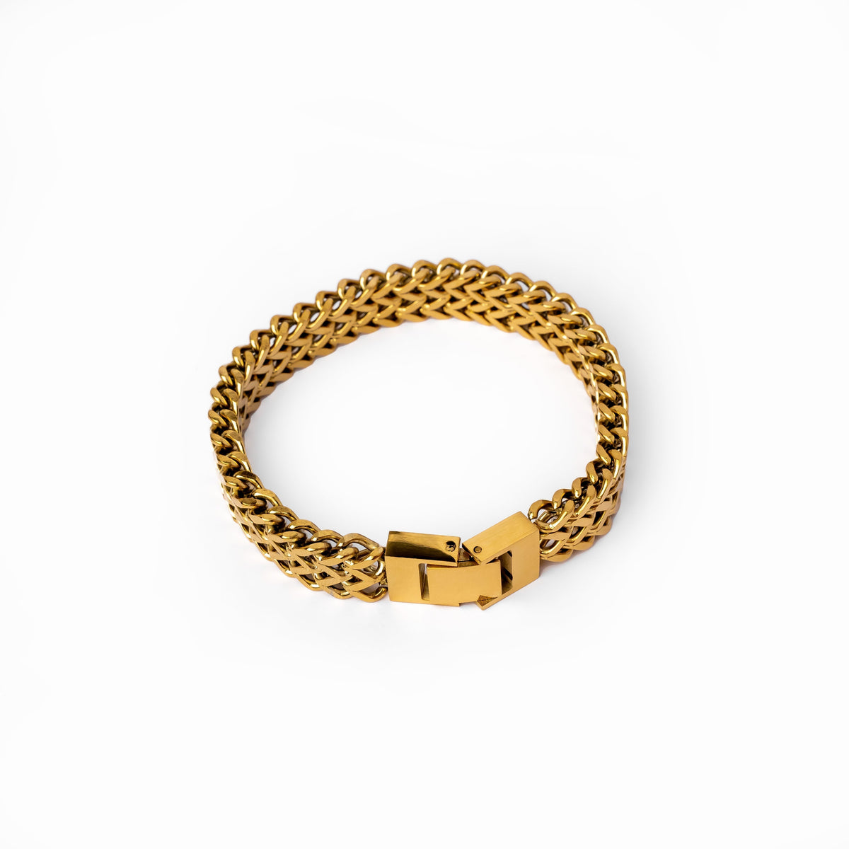 Eden – Strukturiertes 18K vergoldetes Armband