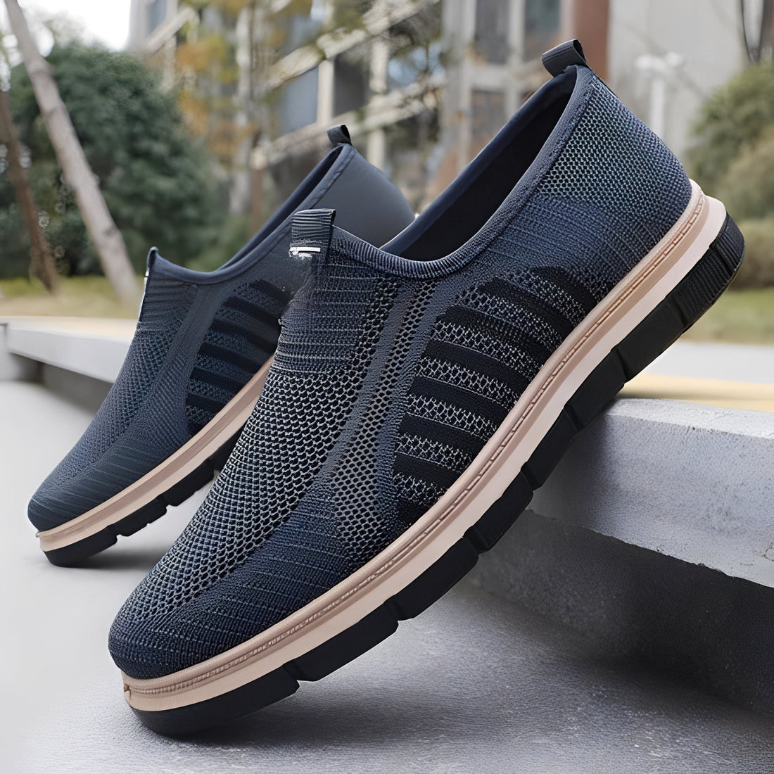 Henrick - Modische Herren-Slip-On-Sneaker