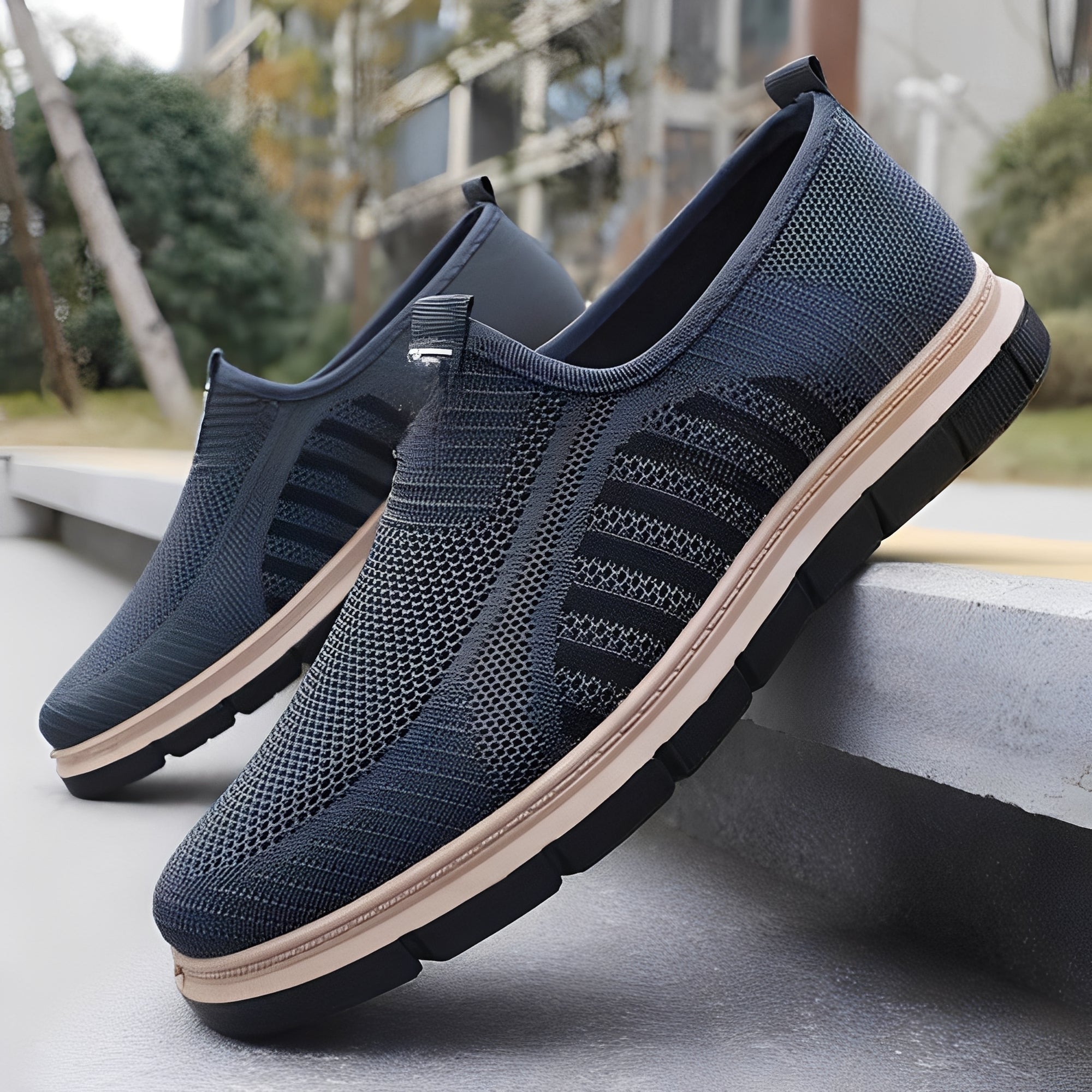 Henrick - Modische Herren-Slip-On-Sneaker