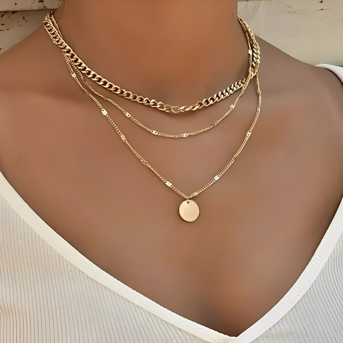 Xyline – Vergoldetes Halsband